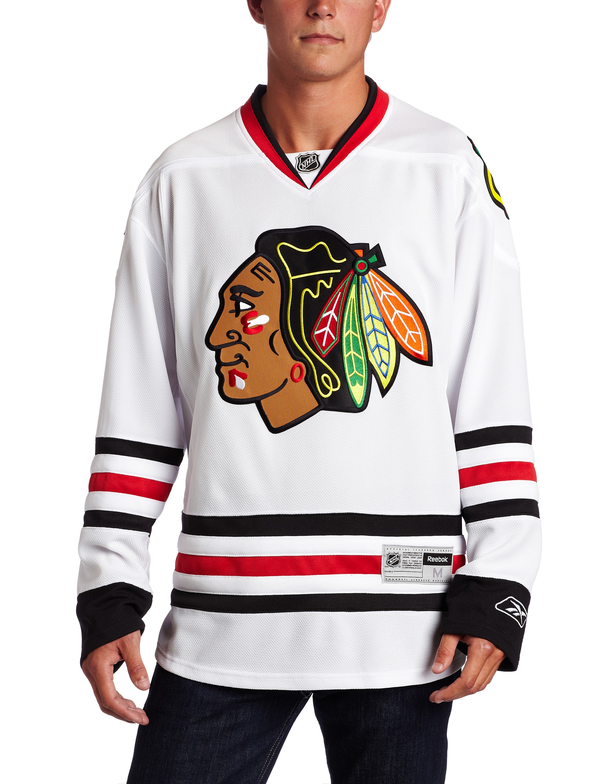 Authentic NHL Chicago Blackhawks Premier Hockey Jersey - Official Licensed Men's Hockey Sweater for Games, Sports Events & Fan Collection