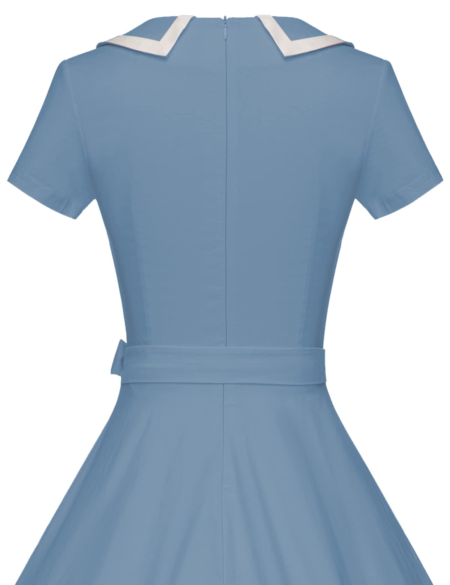 Vintage 1950s Swing Dress for Women - Stretchy Retro A-Line Dress with Pockets | Perfect for Cocktail Parties, Date Nights & Vintage Fashion Lovers