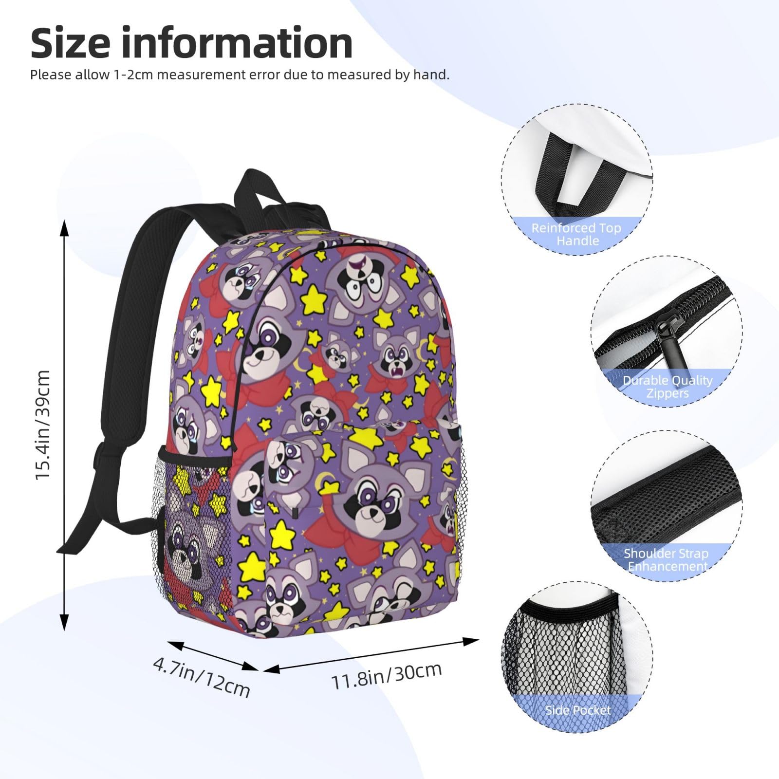Indigo Park Casual Durable Travel Backpack - Waterproof Laptop Backpack for Men & Women - Perfect for School, Work, Hiking & Outdoor Adventures (Black)