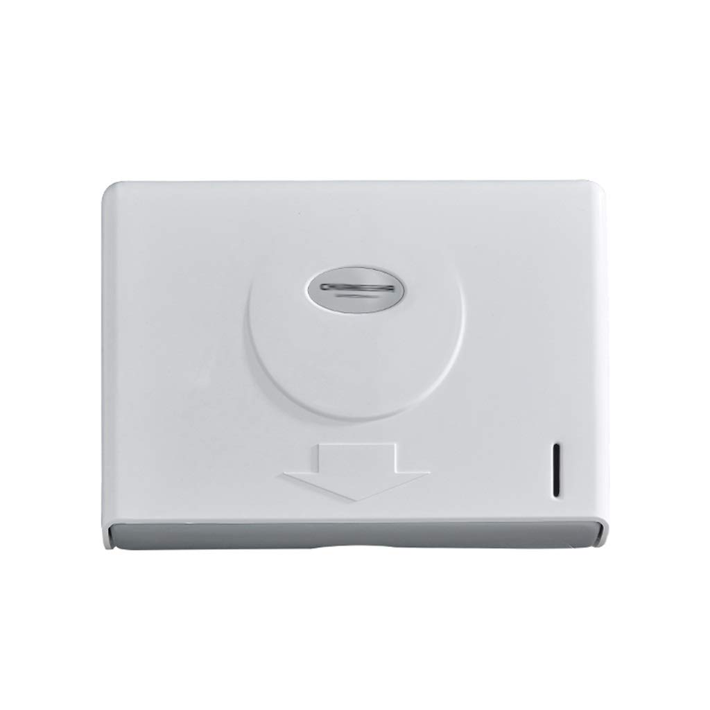 Wall Mount Paper Towel Dispenser - Commercial & Bathroom Tissue Holder for White Paper Hand Towels - Perfect for Restaurants, Offices, and Home Use