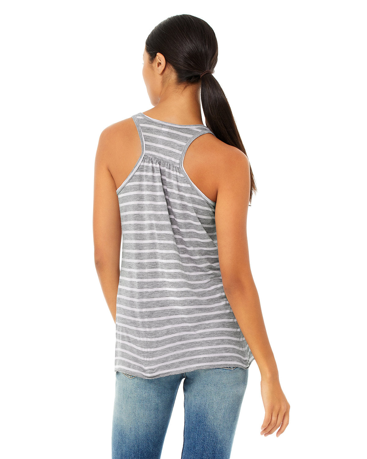 Bella + Canvas B8800 Women's Flowy Racerback Tank Top - Soft & Comfortable Workout Shirt for Yoga, Running & Gym