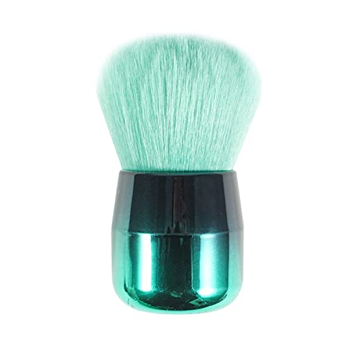Soft Pink Mushroom Head Powder Brush for Blush & Makeup - Travel Friendly