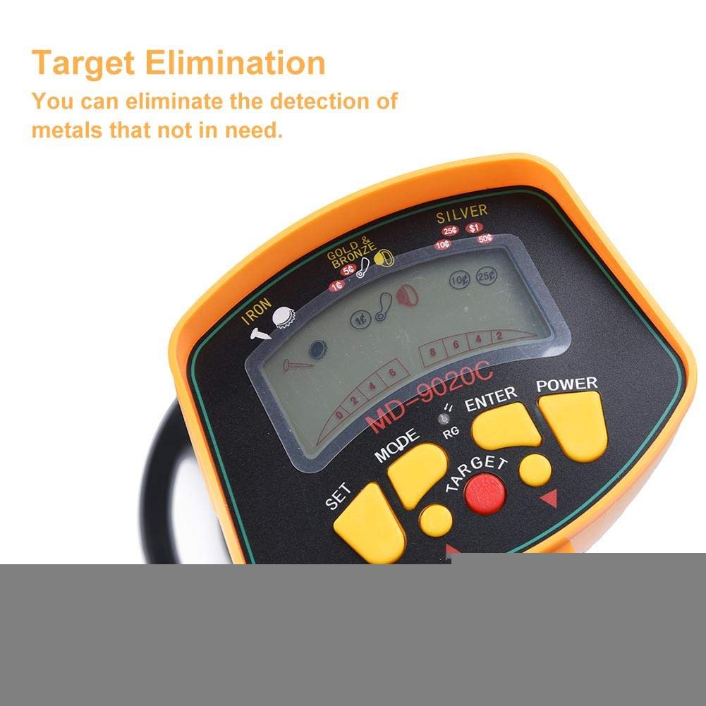 Professional Gold Detector Scanner - 3-10ft Deep Detection for Gold, Silver, Copper, Iron & Aluminum | Metal Detector for Treasure Hunting, Beach Combing & Outdoor Adventures