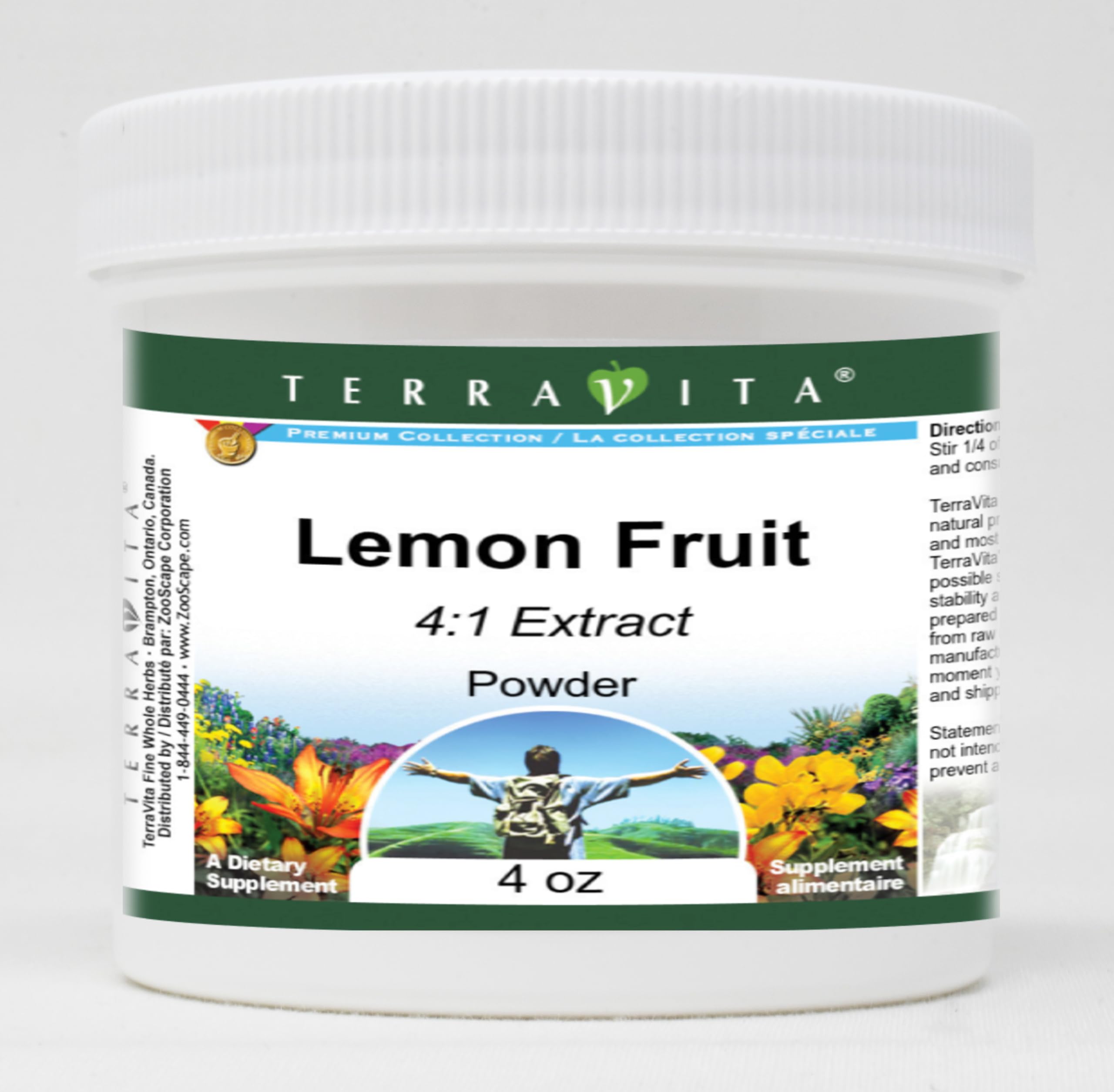 Lemon Fruit 4:1 Extract Powder (4 oz) - 2 Pack | Natural Vitamin C Supplement for Smoothies, Baking & Wellness Drinks | ZIN: 520669