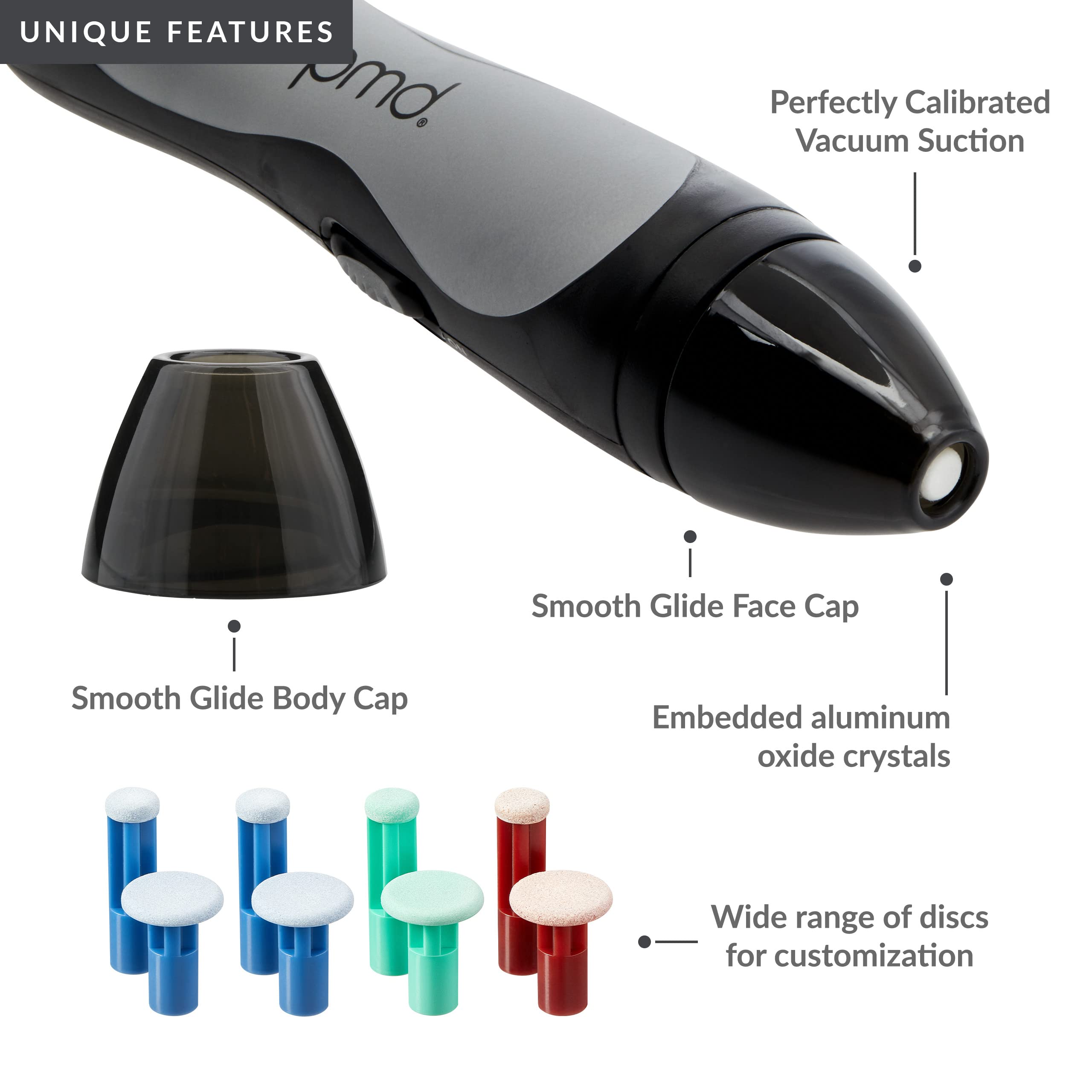PMD Beauty Personal Microderm Pro - At-Home Microdermabrasion Device for Face & Body with Exfoliating Crystals & Vacuum Suction - Skin Resurfacing Treatment for Glowing Complexion - Perfect for Anti-Aging & Acne Scar Removal at Home