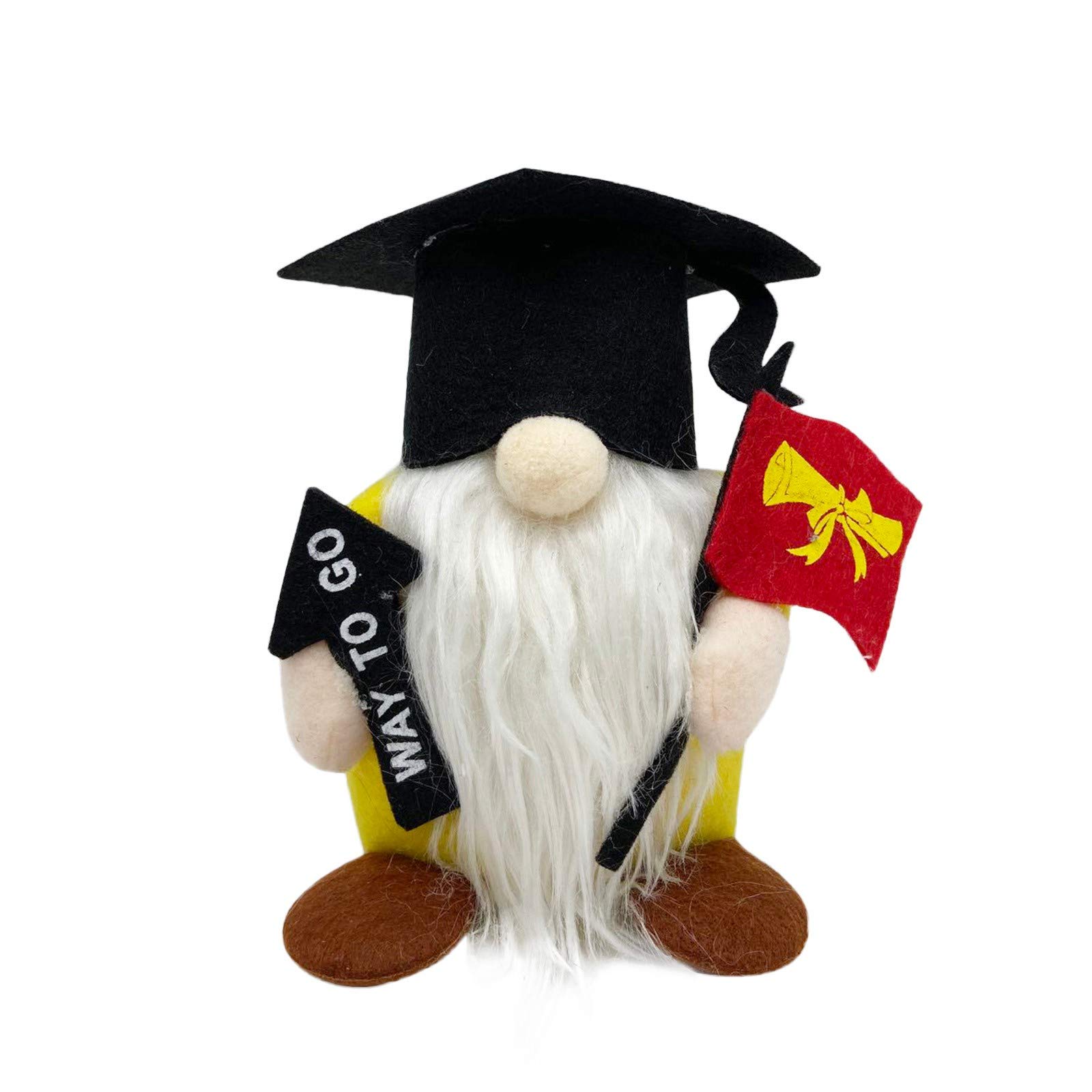 Kiosan Faceless Dwarf Bunny Doll - Bright Colored Christmas Ornaments for Home Decor, Graduation & Seasonal Decoration (Size B) | Perfect for Holiday Tree Decor, Gift Giving & Nursery Room Accents
