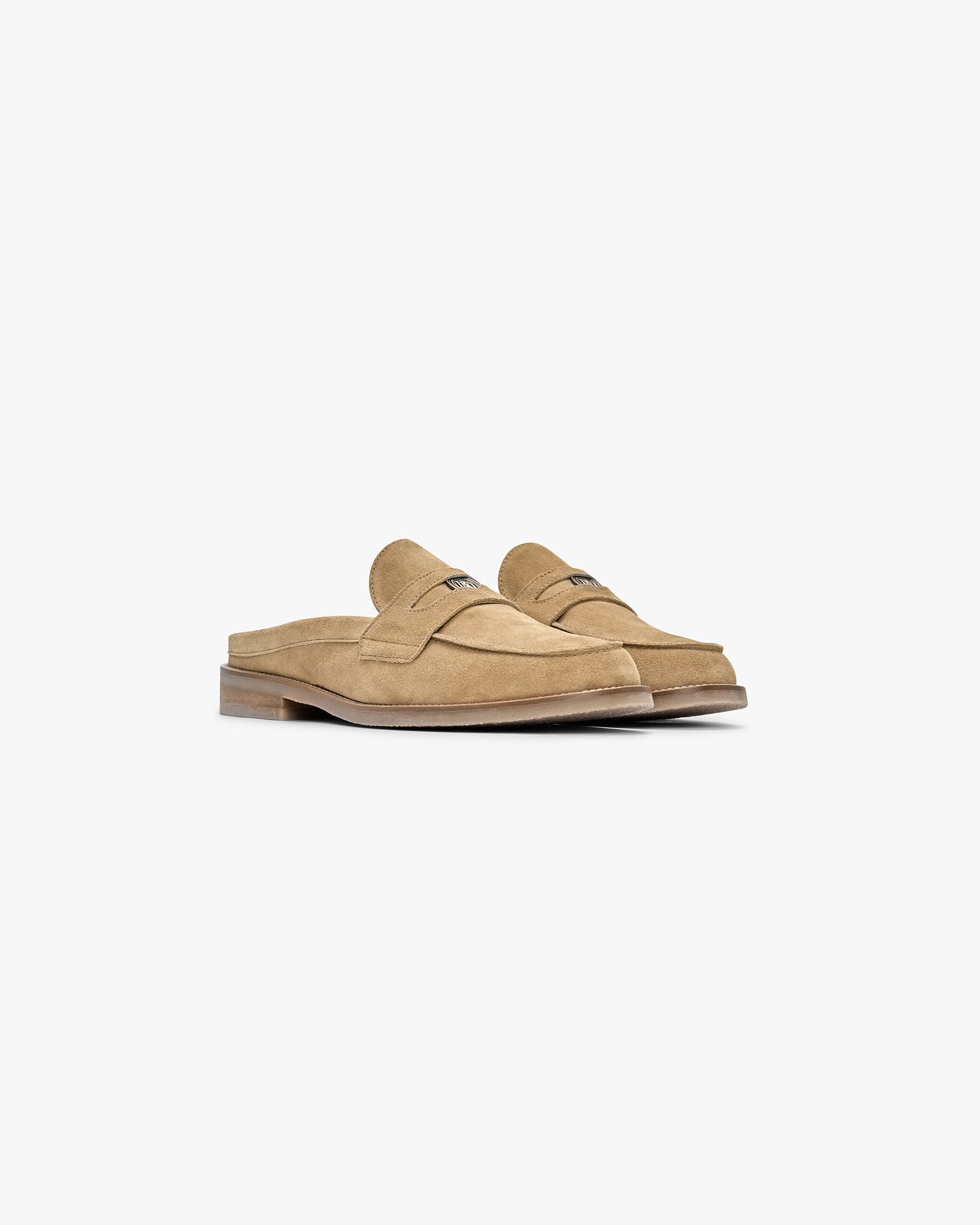 Duke + Dexter Mule Loafers for Men - Premium Barley Color Slip-On Shoes - Comfortable Office & Casual Wear for Business Professionals