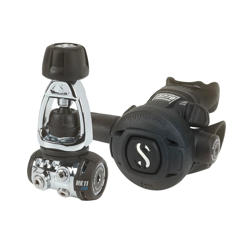 Scubapro MK11 EVO/S270 Regulator - High Performance Scuba Diving Gear for Professional & Recreational Divers | Perfect for Deep Sea Exploration and Underwater Adventures