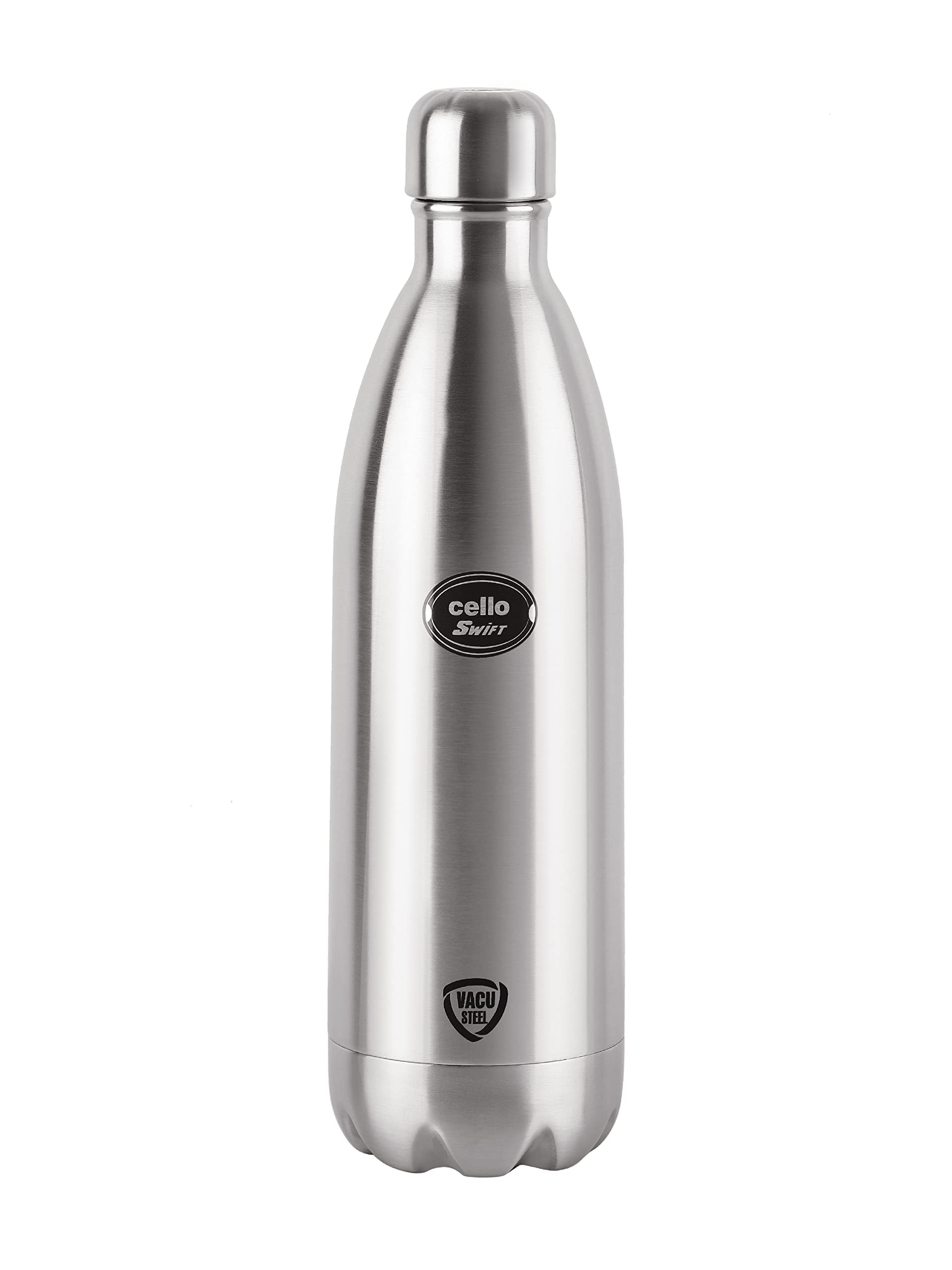 1. Cello Maestro Vacuum Insulated Stainless Steel Water Bottle - 750ml, Grey - Keeps Drinks Hot/Cold for 24 Hours - Perfect for Hiking, Gym & Office    2. Cello Swift Vacuum Insulated Stainless Steel Water Bottle - 1000ml, Silver - 24-Hour Temperature Retention - Ideal for Camping, Travel & Everyday Use