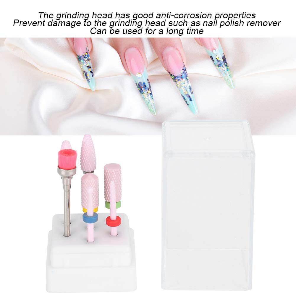 Ceramic Nail Grinding Head & Sanding Head - 2.35mm Shank for Professional & Home Manicure | Perfect for Nail Salons, DIY Nail Care & At-Home Grooming