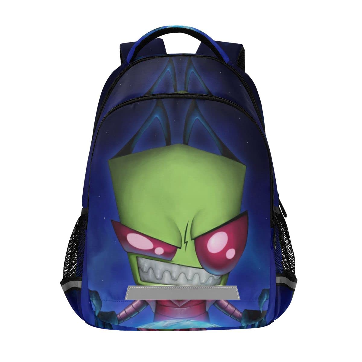 Angry Alien Kids Backpack for Elementary School - Durable Bookbag for Teen Girls & Boys, Lightweight Laptop Backpack for Students - Perfect for School, Travel & Daily Use