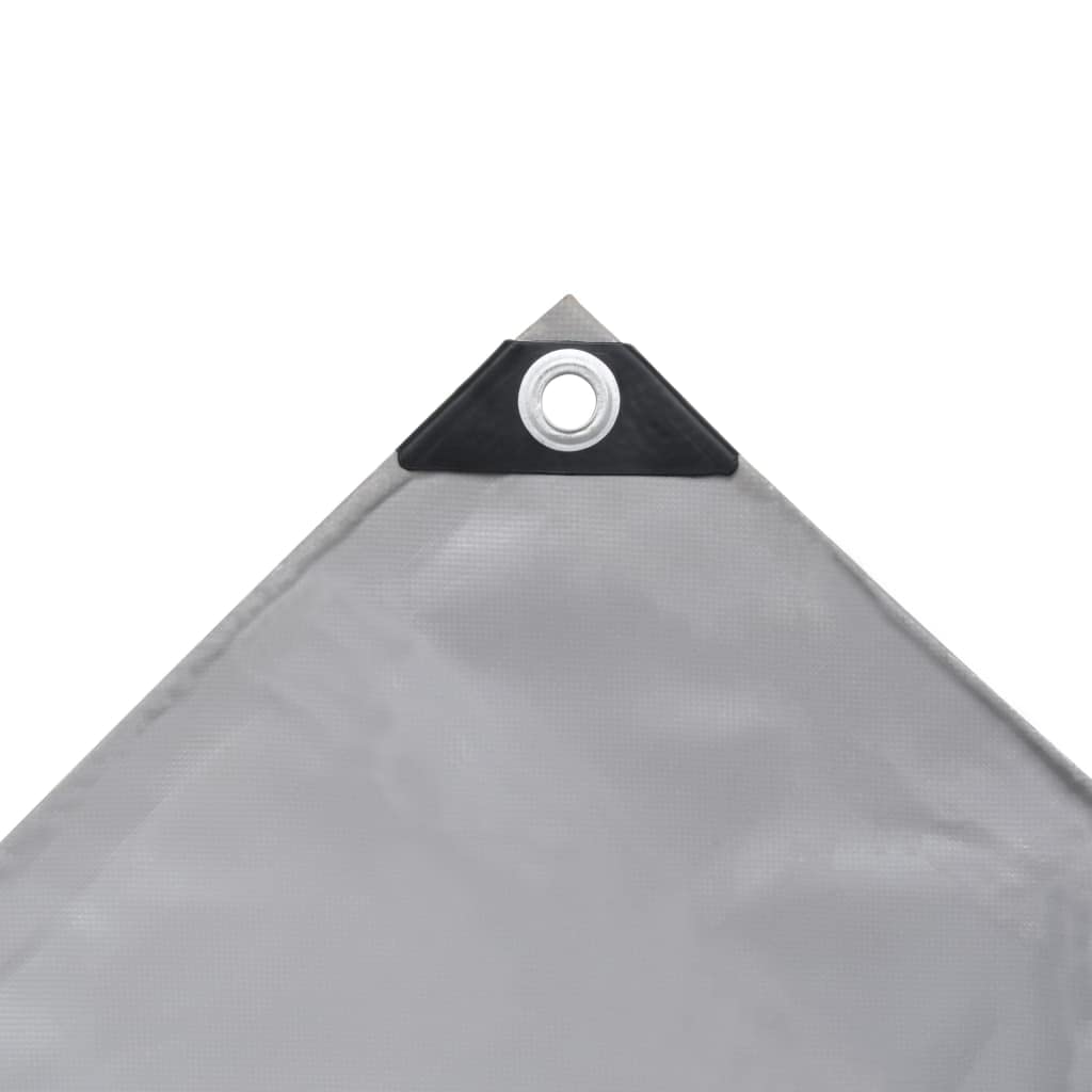 Heavy Duty Waterproof Poly Tarpaulin with Grommets - UV Resistant Reinforced Tarp Cover for Trucks, Boats, Pools (118