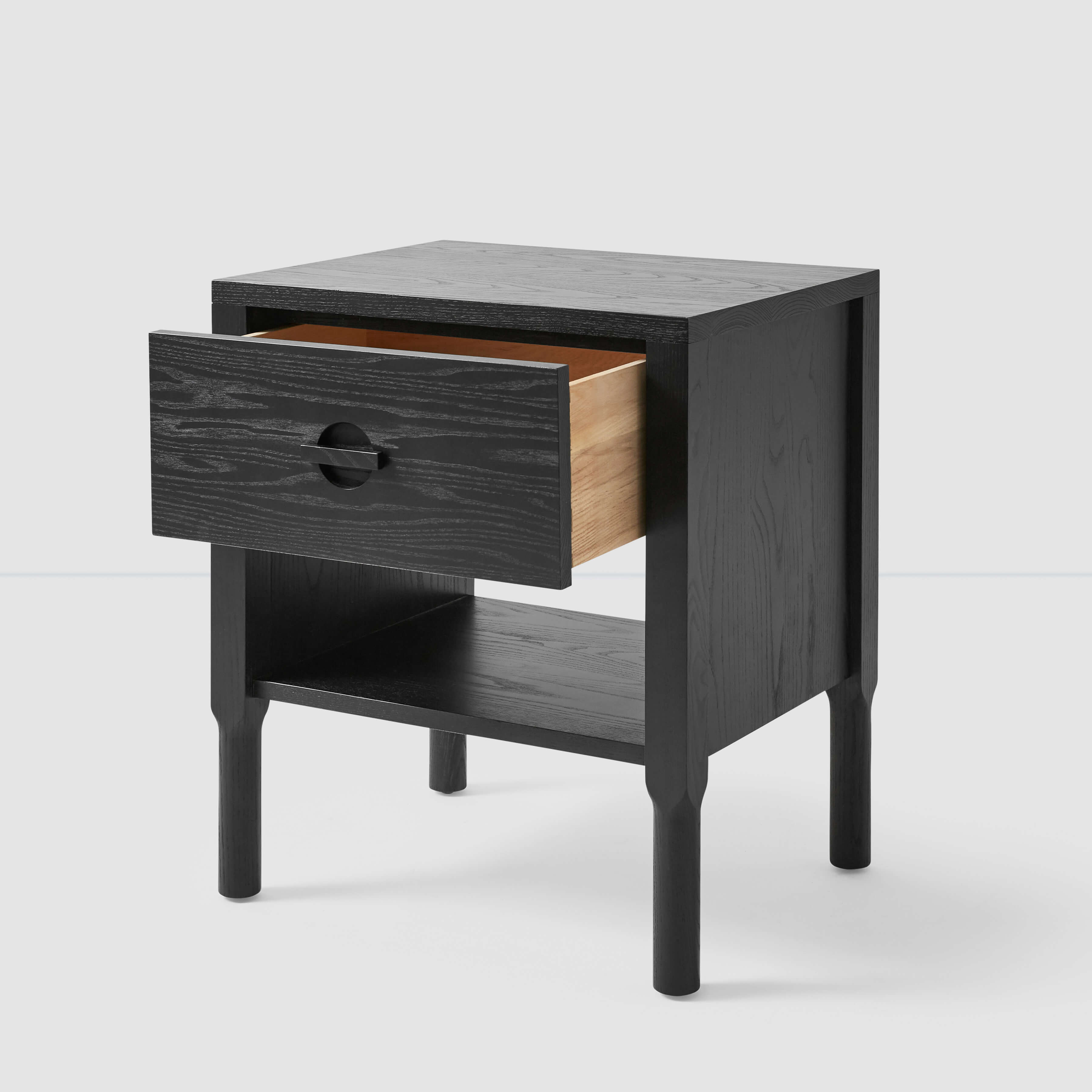 Stylish Avon Nightstand with Drawer - Modern Bedside Table for Bedroom, Living Room, or Office - Perfect for Storage and Decor