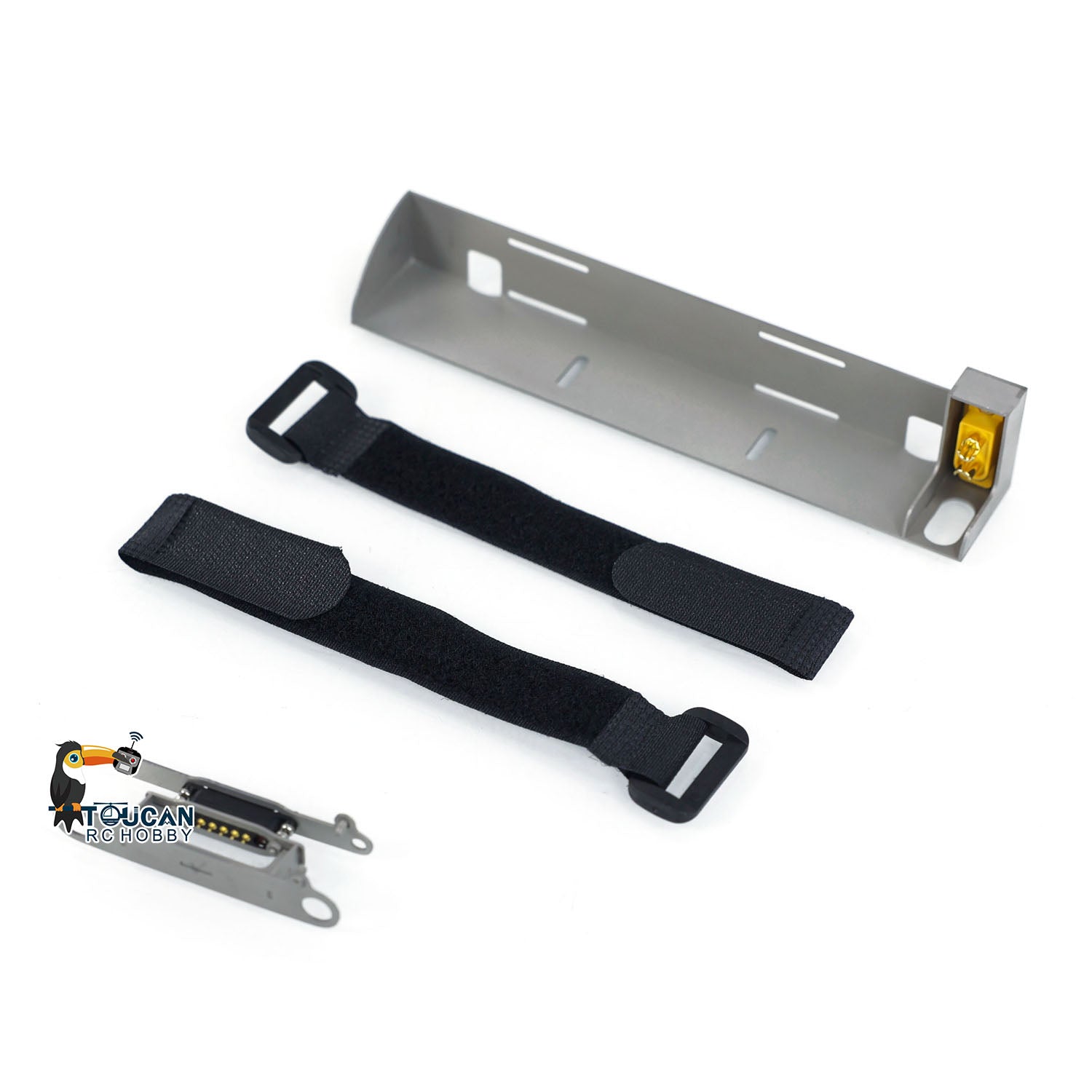1/14 Scale 770S RC Tractor Truck Metal Front Bumper & Roof Magnetic Kit - Durable DIY Parts for Remote Controlled Car Models | Perfect for Off-Road Racing & Crawling Scenes