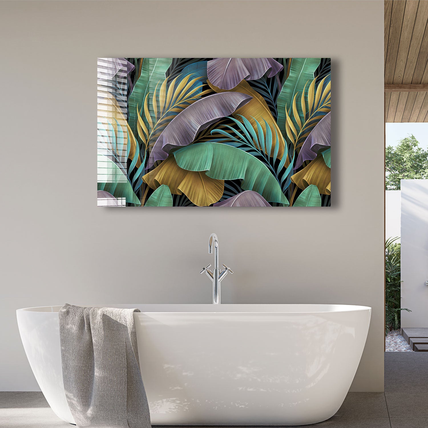 Vibrant Tropical Leaves for Home Decor - Perfect for Wall Art, Party Backdrops & Boho Room Aesthetics