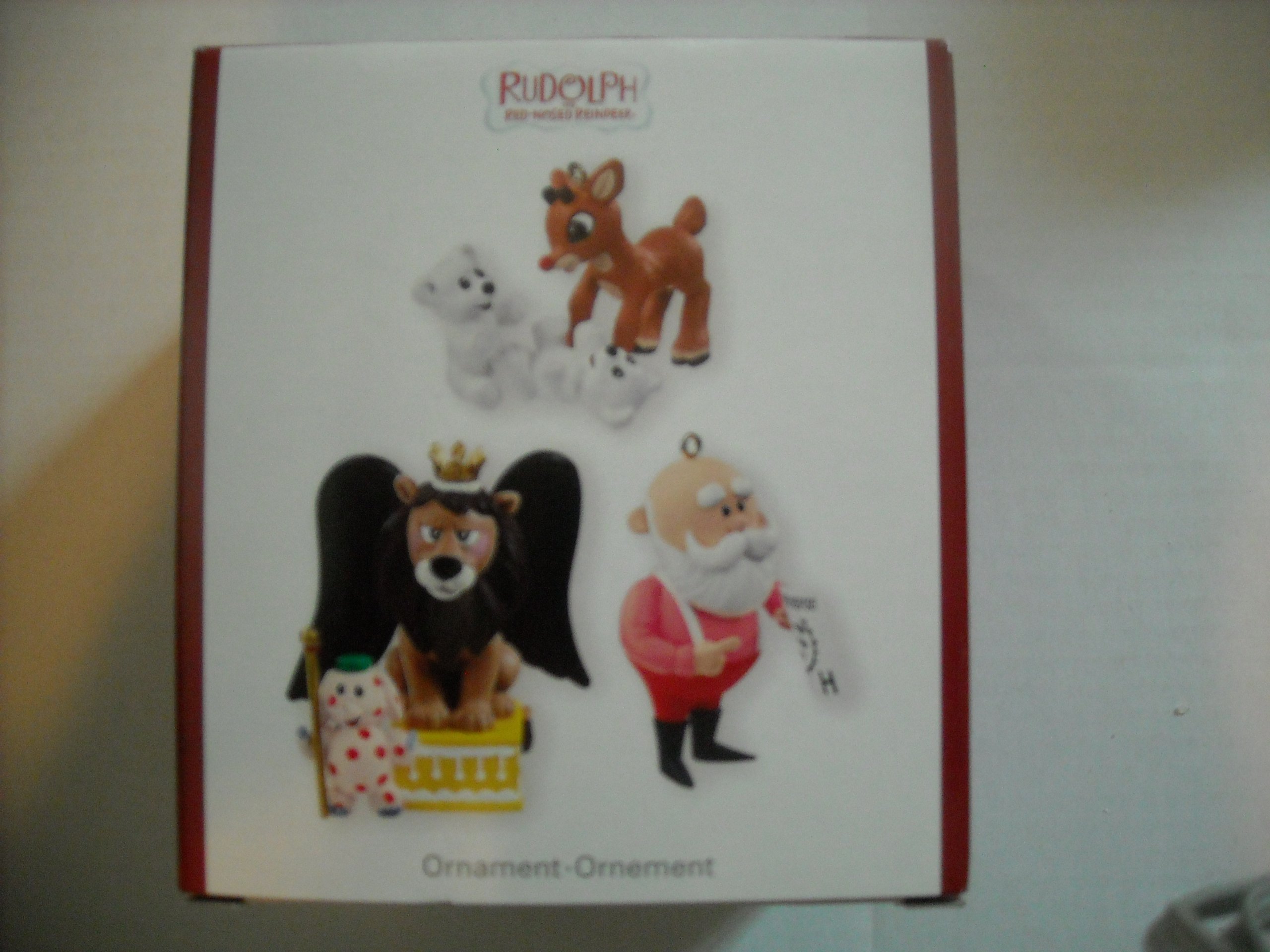 Rudolph the Red-Nosed Reindeer Christmas Ornament Set - Festive Holiday Decor for Tree, Mantel & Gifts