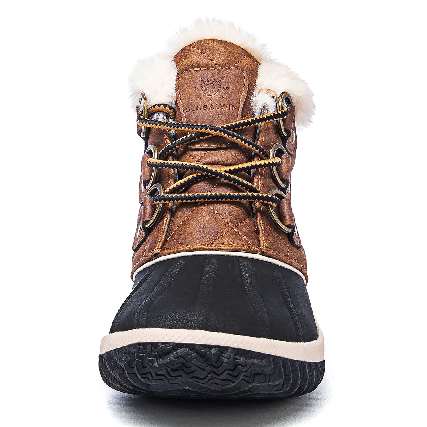 GLOBALWIN Women's Winter Ankle Boots - Waterproof Snow Boots for Cold Weather, Non-Slip Outdoor Hiking Shoes | Perfect for Snowy Days, Winter Travel & Casual Wear