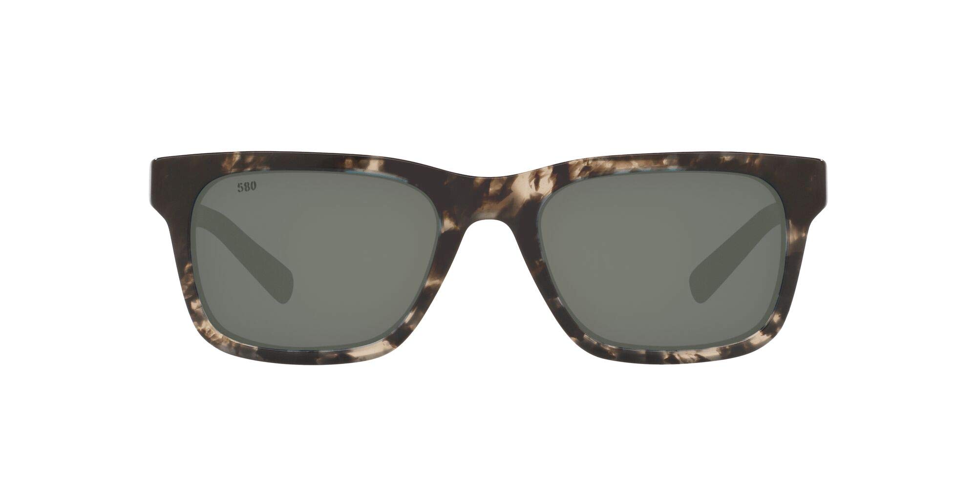 Costa Del Mar Men's Tybee Rectangular Polarized Sunglasses - UV Protection, Lightweight & Durable Frame for Fishing, Driving & Outdoor Activities