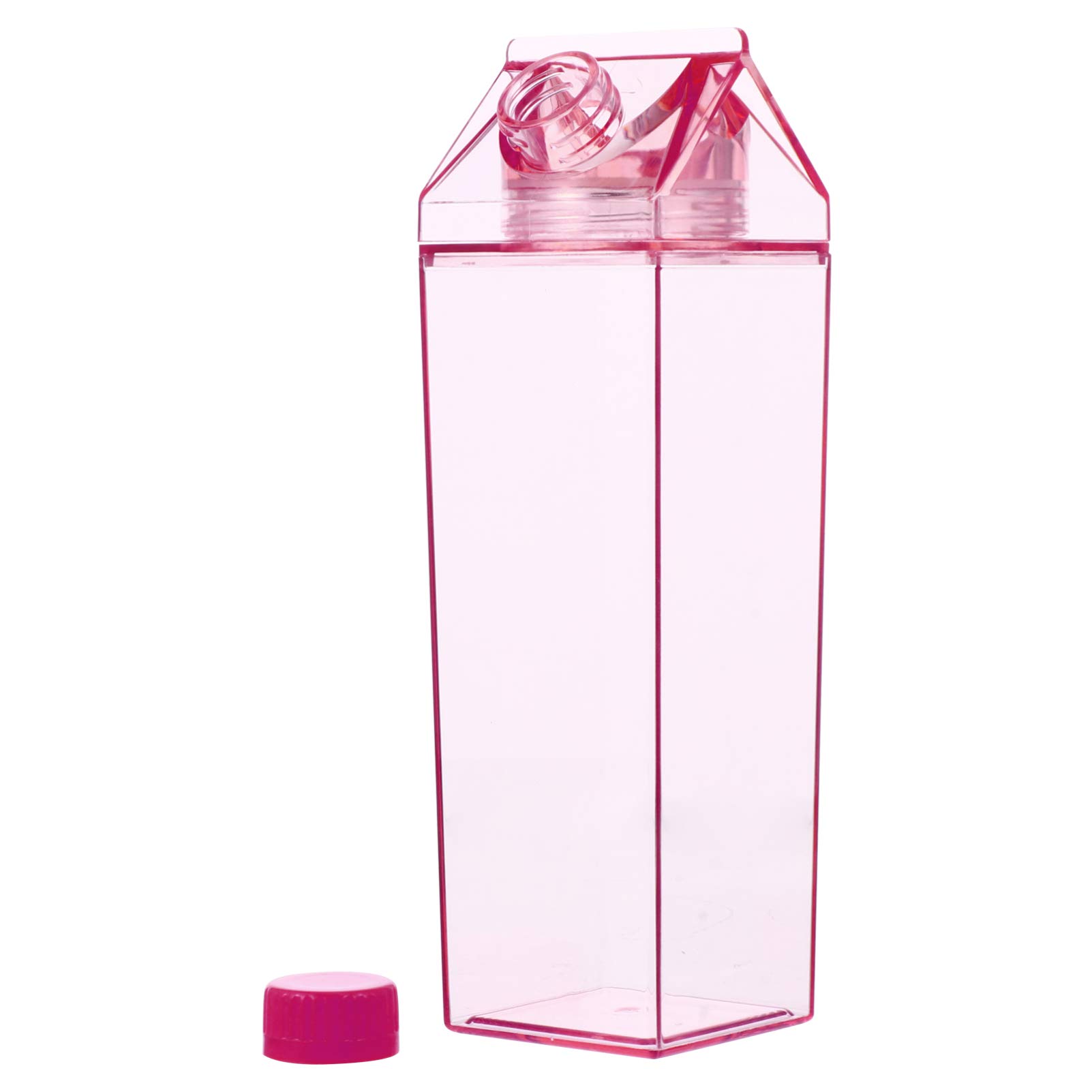 1pc 500ml Plastic Milk Bottle - Empty Storage Bottle for Juice, Water & Drinks | Reusable & Leak-Proof Container for Kitchen, Picnics & Baby Feeding