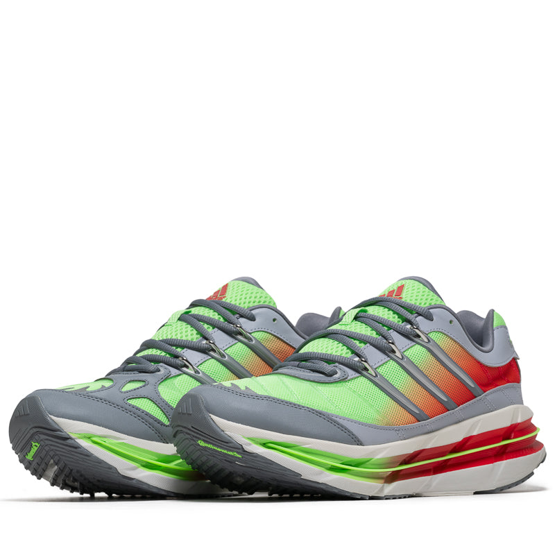 Adidas Adistar HRMY Running Shoes for Men - Lime Burst/Grey | Lightweight Cushioned Sneakers for Jogging & Gym Workouts
