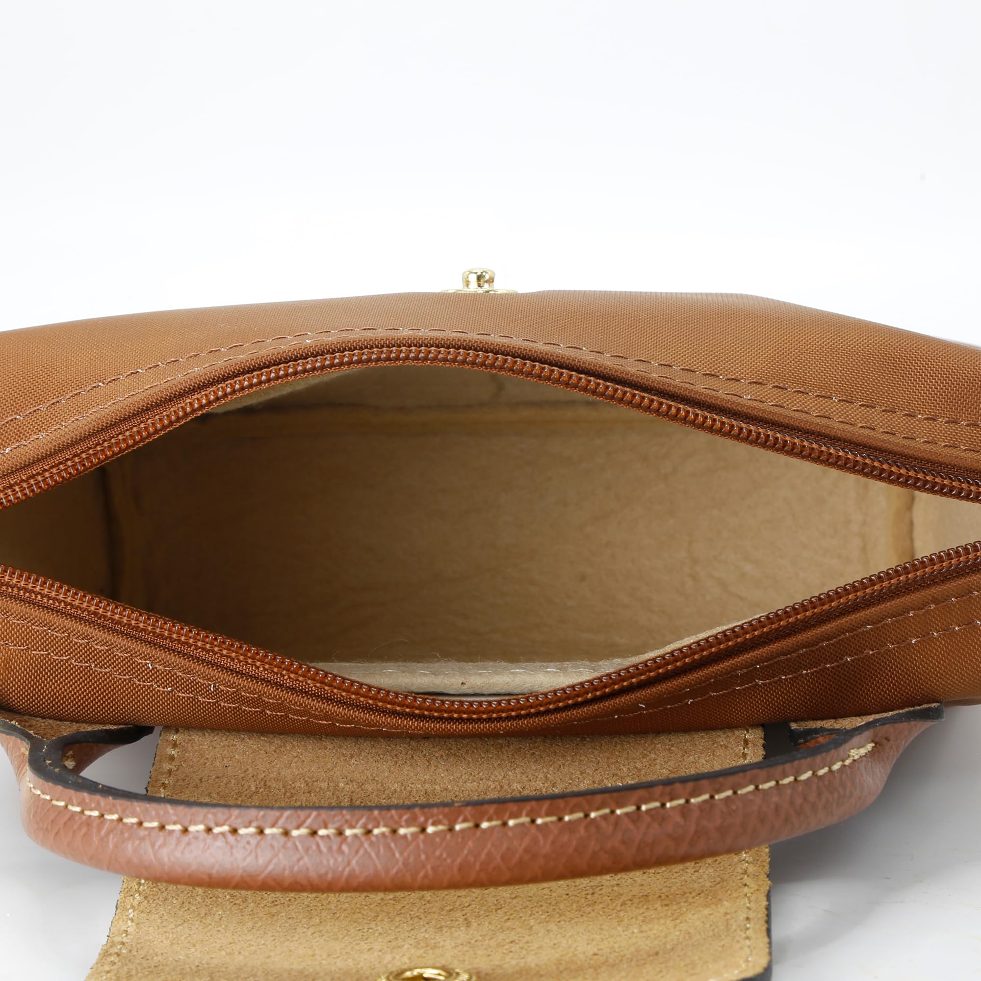 Women's Bag Organizer Insert for Backpack & Tote - Large Inner Storage Pouch (Beige) | Perfect for Travel, Work & Daily Essentials Organization