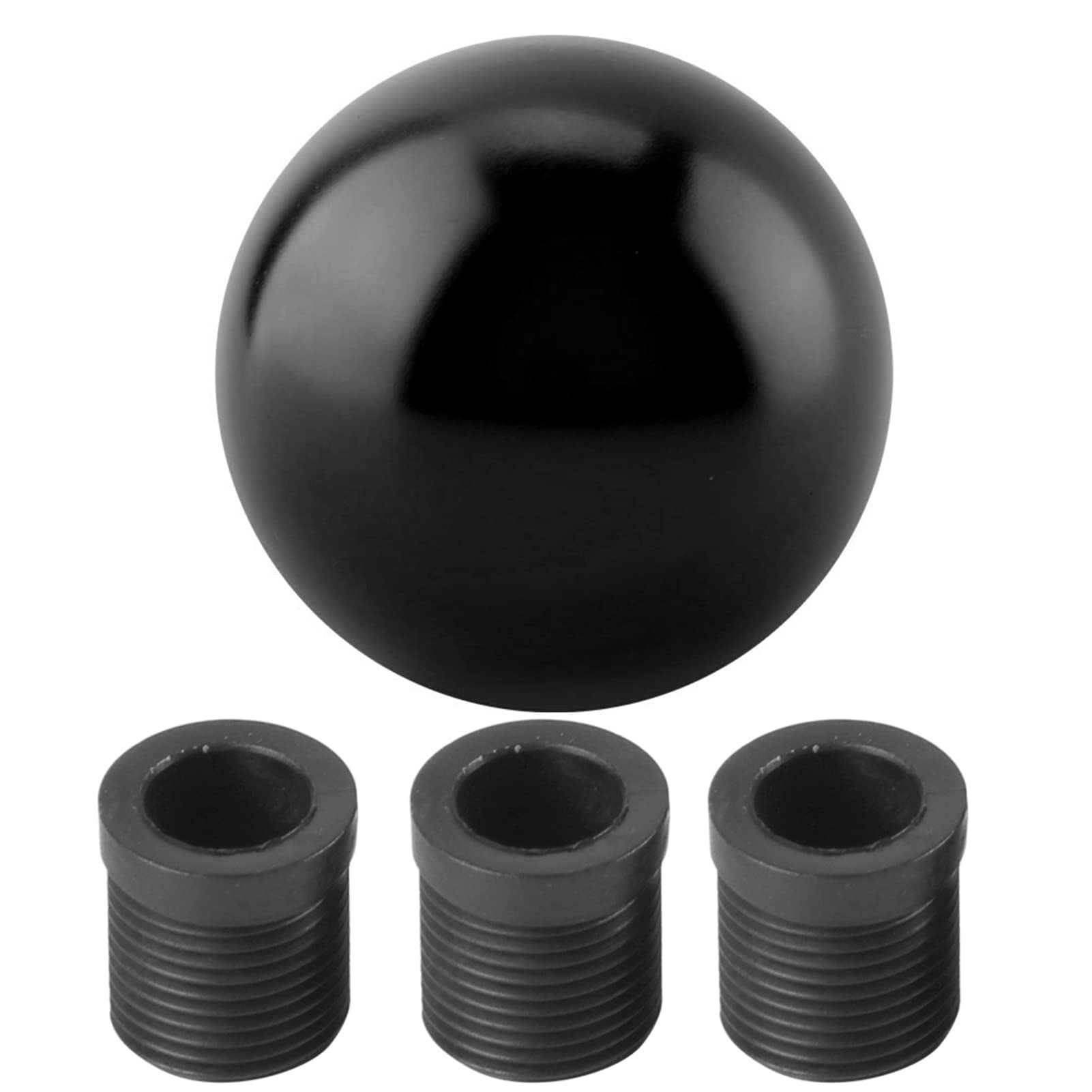 Universal Black Round Ball Car Shift Knob Cover - Manual Gear Shift Head Replacement for Smooth Driving | Perfect for Daily Commute & Road Trips