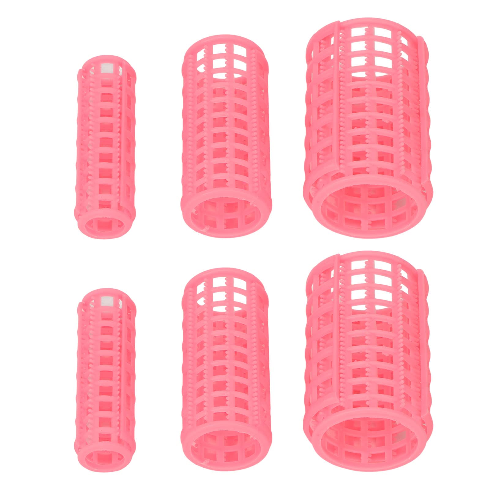 Self Grip Hair Curlers Set of 30pcs - No Heat No Damage Hair Rollers for Easy DIY Styling at Home - Perfect for Beach Waves, Curls & Updos