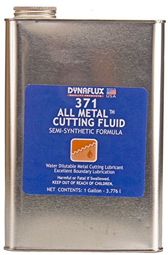Premium 371-4X1 Oil-Based All-Metal Water Emulsifiable Cutting Fluid - Non-Flammable, 1 Gallon Bottle (Case of 4) - Ideal for CNC Machining, Metalworking & Industrial Cutting Operations