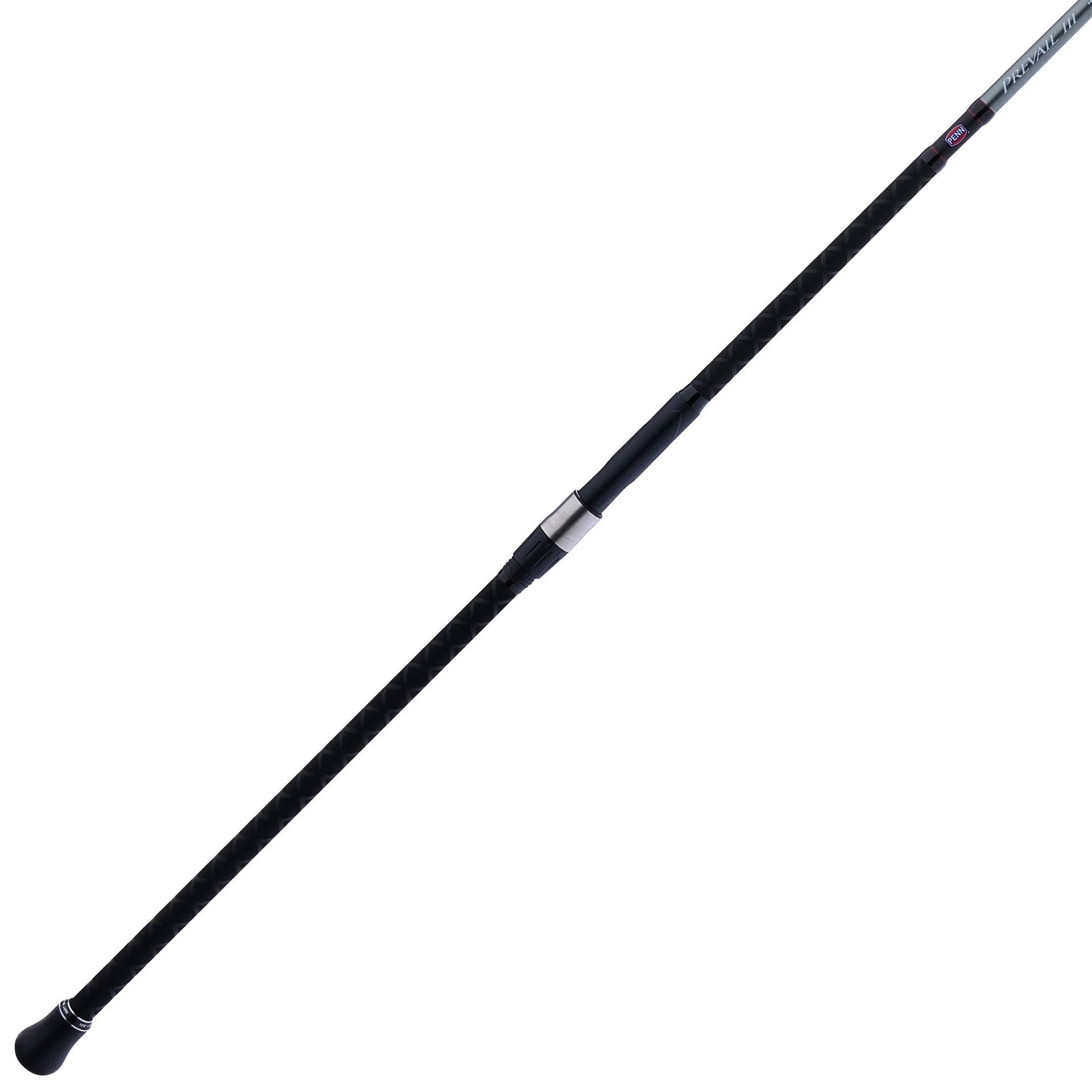 Prevail III Spinning Surf Fishing Rod - Lightweight Graphite Blank, Corrosion-Resistant Guides for Saltwater & Freshwater - Perfect for Beach, Pier & Shoreline Fishing
