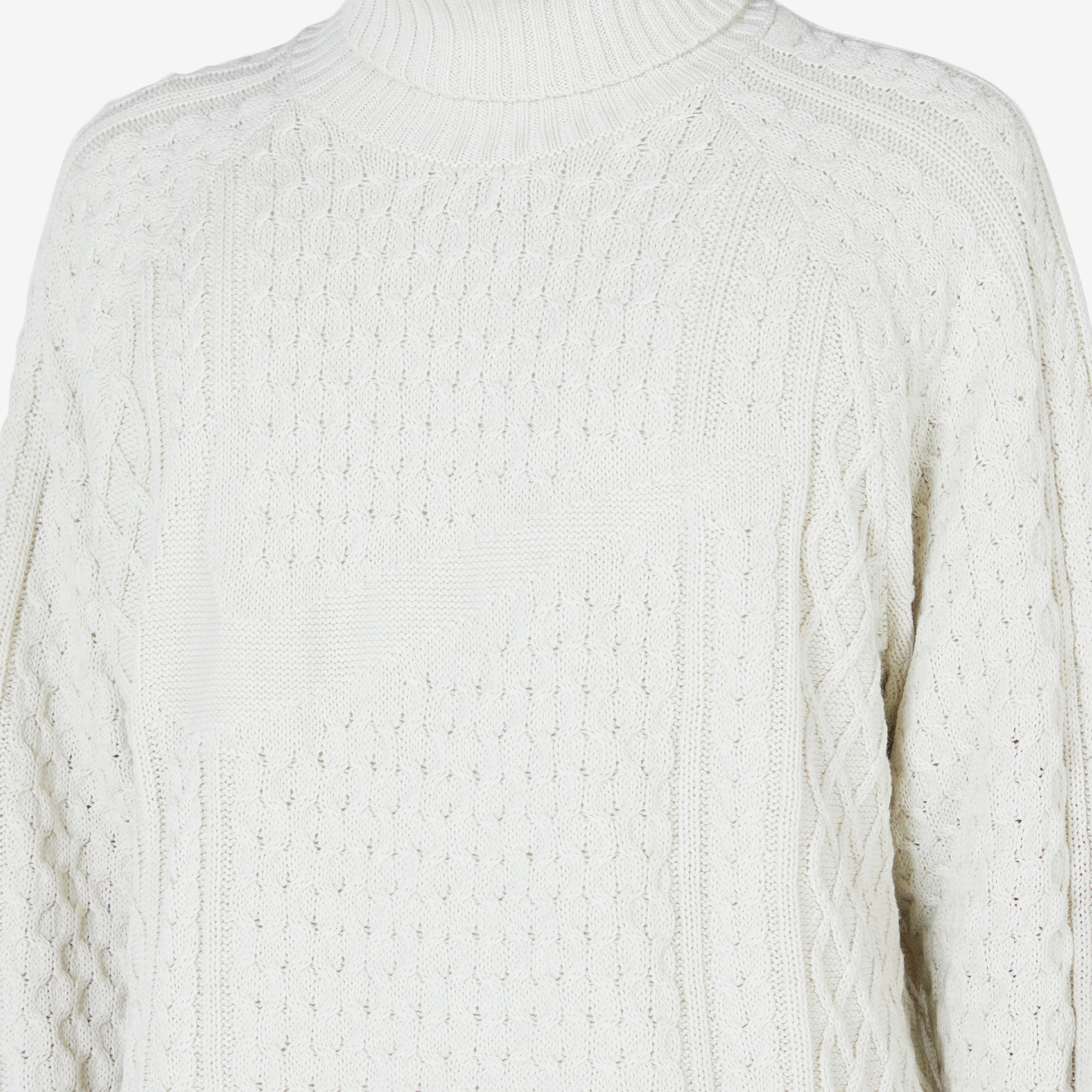 Cozy Cable Knit Turtleneck Sweater for Women - Light Bone Color | Warm Winter Pullover | Perfect for Office, Date Night & Holiday Outfits