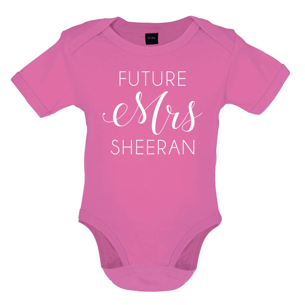 Future Mrs Sheeran Organic Baby Bodysuit - Soft Cotton Onesie for Newborns & Infants - Perfect for Photo Shoots, Baby Showers & Everyday Wear