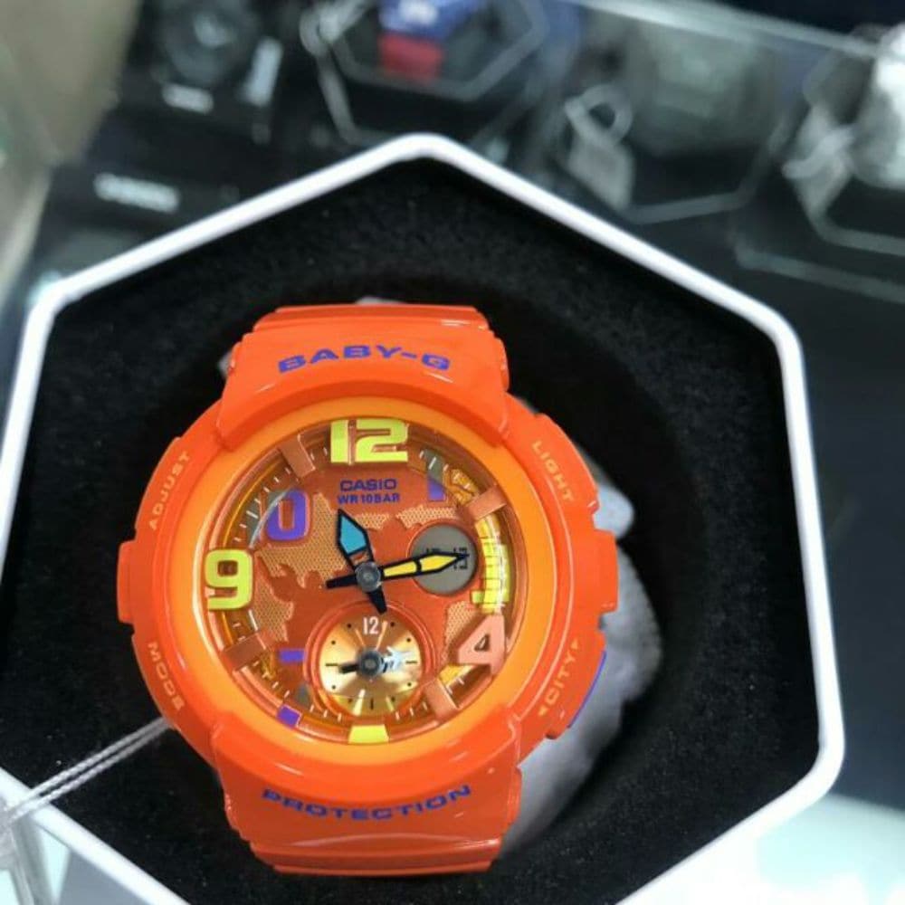 CASIO BABY-G BGA-190-4BDR Women's Digital Sports Watch - Shock Resistant, Water Resistant, LED Light - Perfect for Running, Swimming & Outdoor Activities