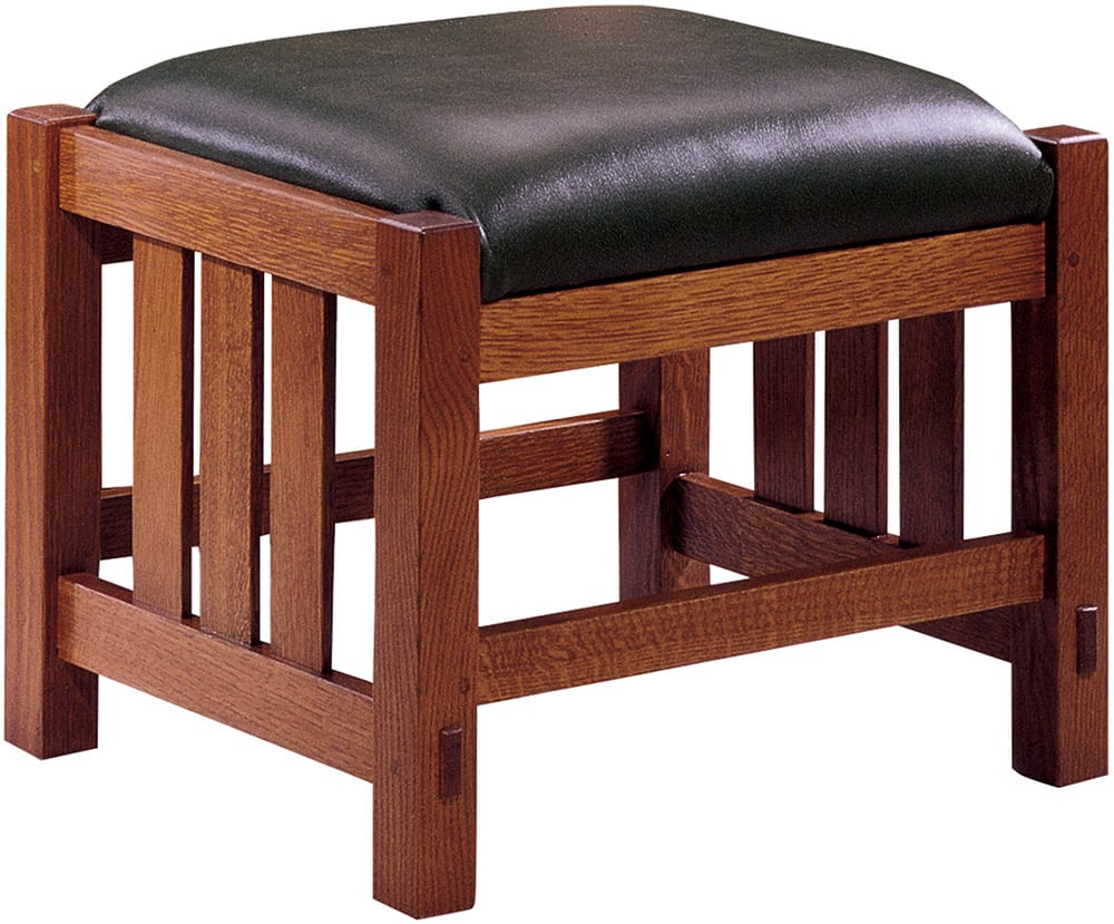 Premium Footstool with Storage - Soft Padded Ottoman for Living Room, Bedroom & Office - Comfortable Foot Rest Stool for Relaxing, Reading & Watching TV - 495