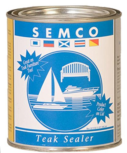 Semco Teak Wood Natural Finish Sealant Protector - 1 Gallon (Covers 200sqft) | Waterproof Wood Sealer for Outdoor Furniture, Decks & Boats | Premium Teak Oil for UV Protection & Long-Lasting Shine