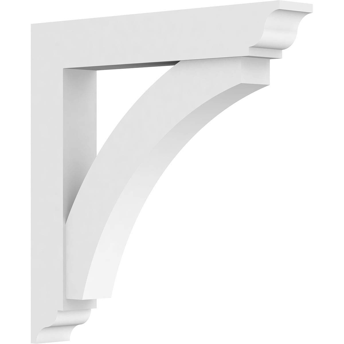 Ekena Millwork BKTP03X24X24THR01 Standard Thorton Architectural Grade PVC Brackets - 3
