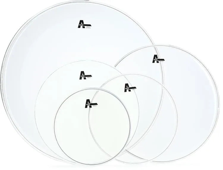 Attack Proflex 1 Rock 5-Piece Clear Drumheads Pack - 10