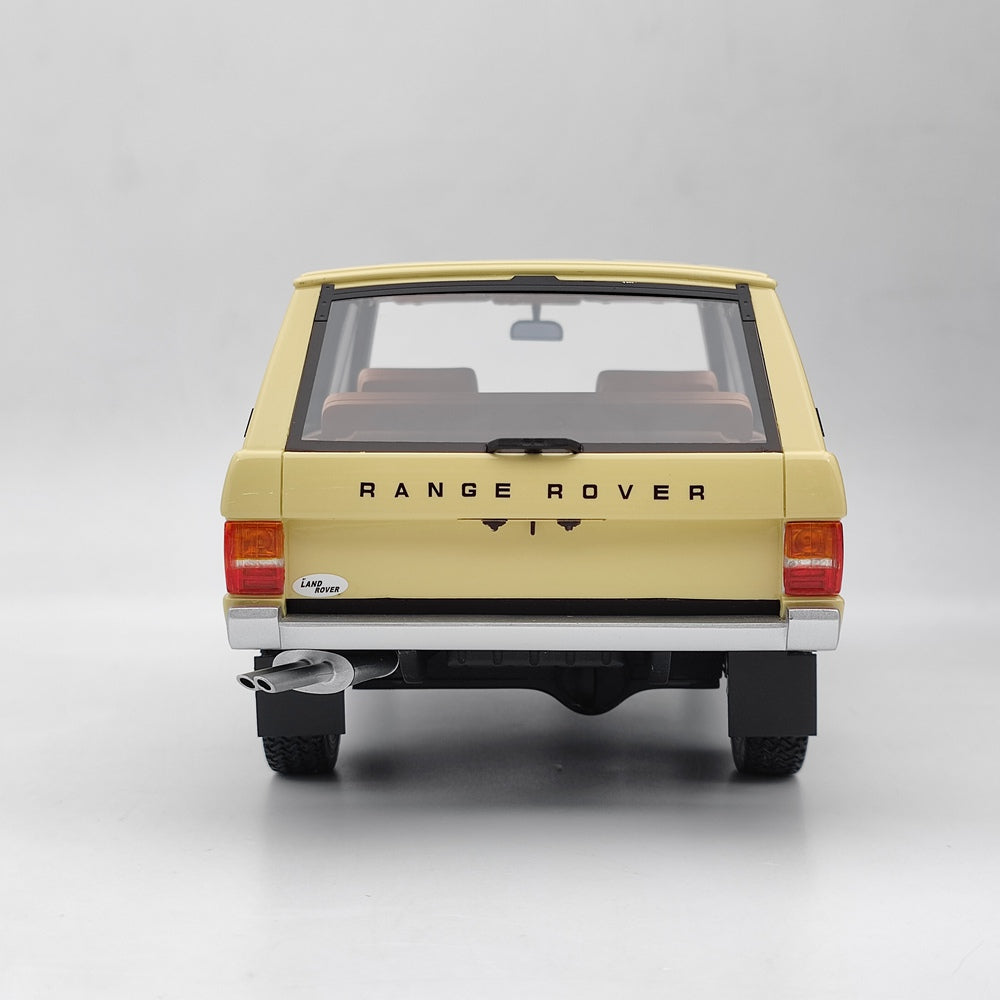 1970 Land Rover Range Rover Suffix A 1/18 Scale Beige Resin Model Car - Limited Edition Collectible Gift for Car Enthusiasts & Home Office Decor