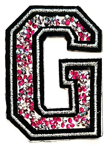Pink Crystal Letter G