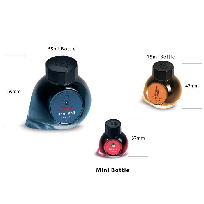 Colorverse Spaceward 5ml Ink Set of 3 - Premium Fountain Pen Ink for Writing & Art - Perfect for Journaling, Calligraphy & Creative Projects
