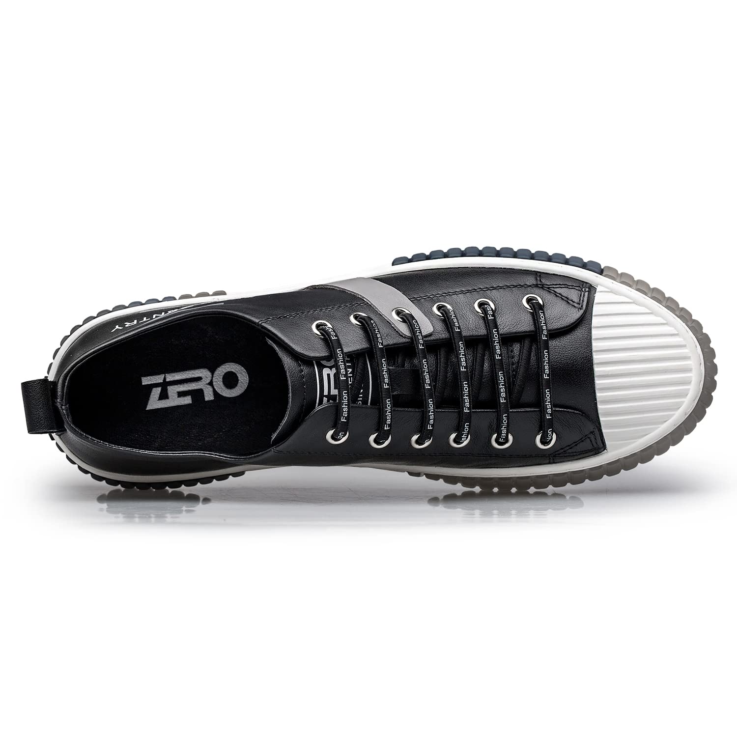 ZRO Men's Leather Sneakers - Stylish & Comfortable Casual Shoes for Men S03300 | Perfect for Everyday Wear, Office & Outdoor Activities