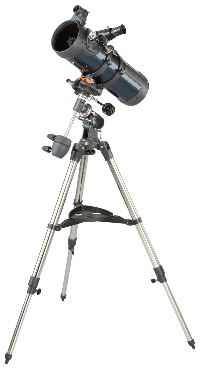 AstroMaster 114EQ Telescope - Powerful 114mm Aperture Refractor Telescope for Adults & Beginners | Perfect for Stargazing, Moon Observation & Astrophotography | Includes Tripod & Accessories