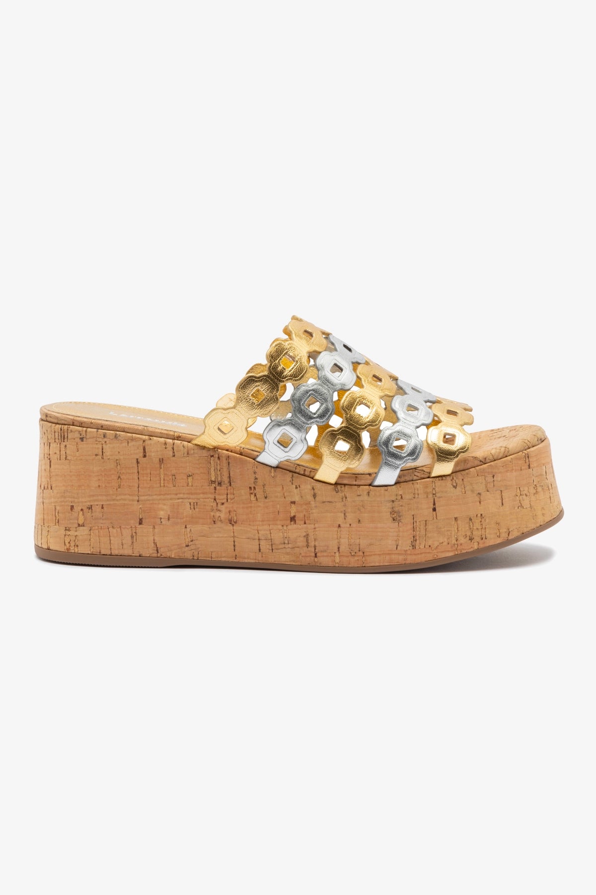 Charli Mule Women's Metallic Leather Slides - Gold & Silver Comfortable Sandals for Casual Wear, Beach, and Summer Outfits