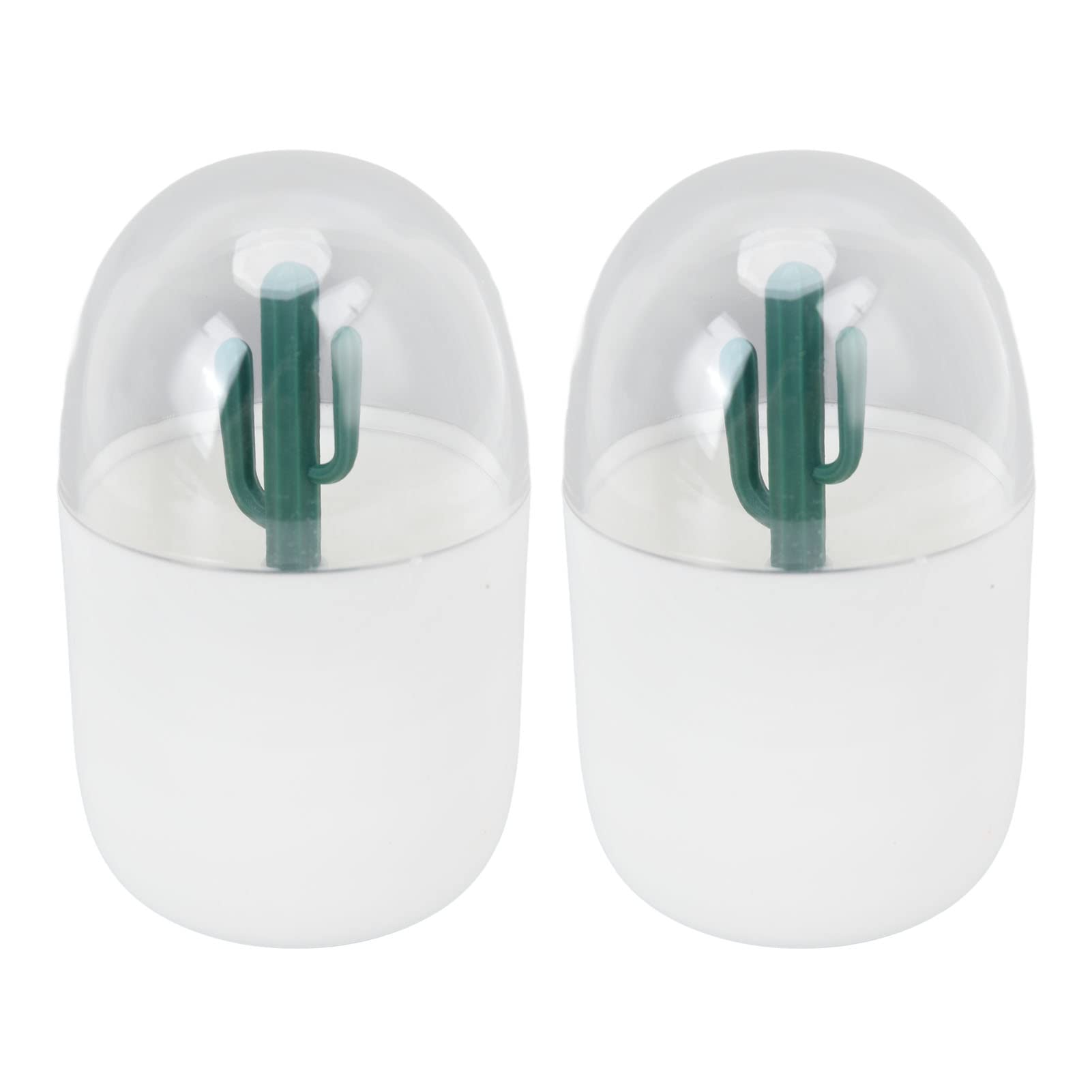 2-Pack ABS Multipurpose Toothpick & Cotton Swab Holder - Compact Storage Box for Home, Office, Travel & Dorm Use - Perfect for Bathroom Counter, Makeup Vanity & First Aid Kit Organization