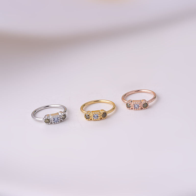 18K Rose Gold Dainty Cubic Zirconia Pave Septum Ring - Elegant Nose Piercing Jewelry for Women | Perfect for Everyday Wear, Parties & Special Occasions