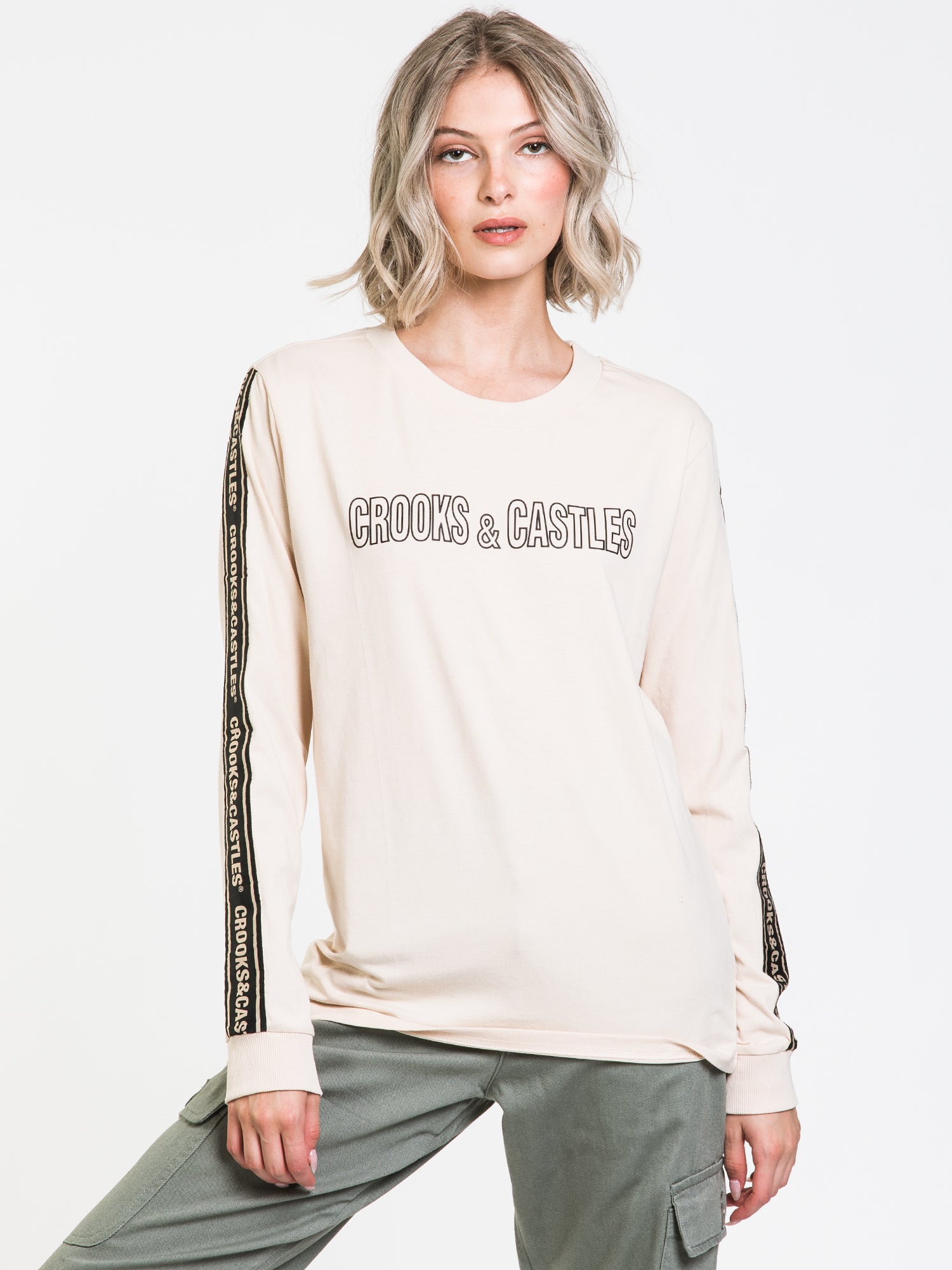 Crooks & Castles Cheetah Print Long Sleeve T-Shirt for Men - Streetwear Fashion, Hip Hop Style, Urban Clothing - Perfect for Casual Wear, Night Out & Hip Hop Events