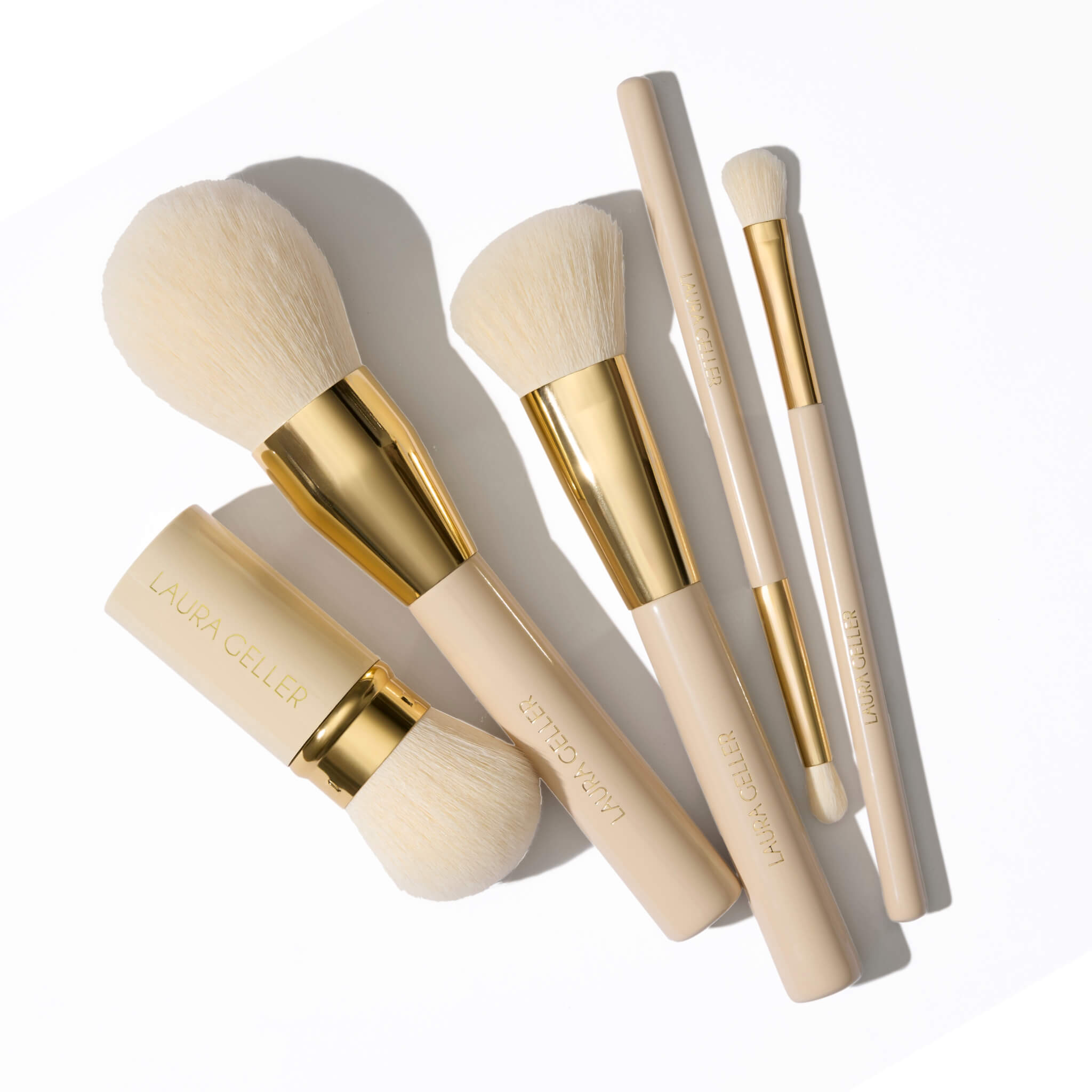 5-Piece Full Face Makeup Brush Set - Soft Bristles for Foundation, Blush, Contour & Powder - Perfect for Professional & Everyday Makeup Application