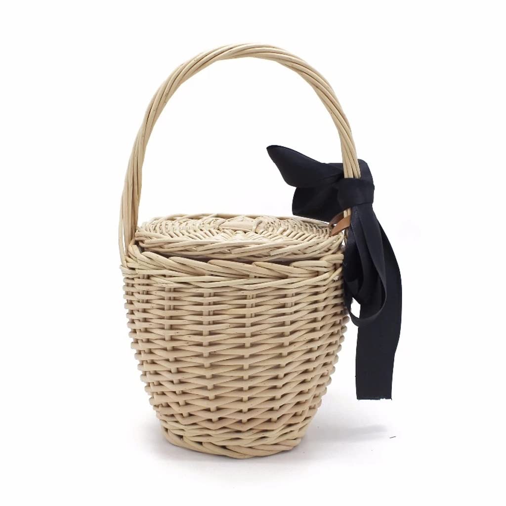 Bohemian Straw Beach Handbags for Women - Summer Wicker Tote Bag, Clutch & Travel Basket Purse (One Size) - Perfect for Vacation, Pool Parties & Outdoor Adventures