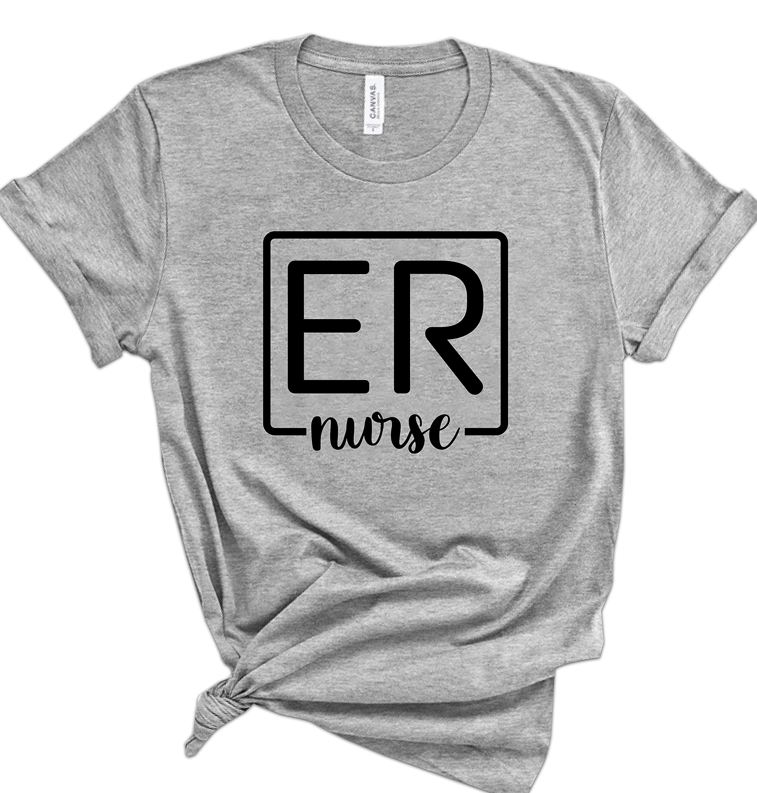 Funny ER Nurse T-Shirts - Emergency Room Graphic Tees for Men & Women | Perfect Gift for Nurses, Medical Professionals | Casual Short Sleeve Shirts for Work, Gifts & Everyday Wear