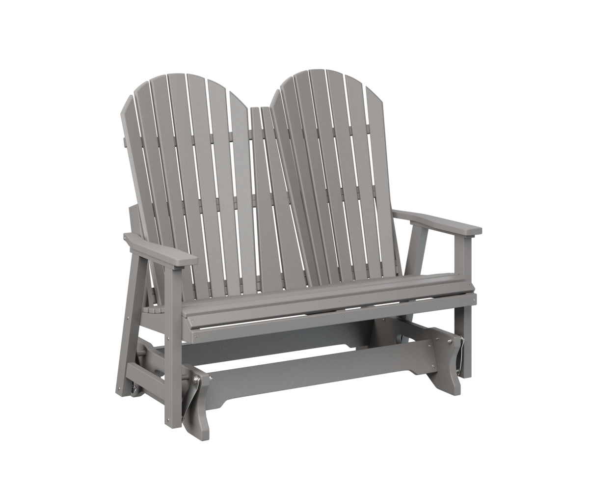 Berlin Gardens Comfo Back Double Glider - Outdoor Patio Swing Bench with Weather-Resistant Cushions - Perfect for Porch, Garden, and Backyard Relaxation