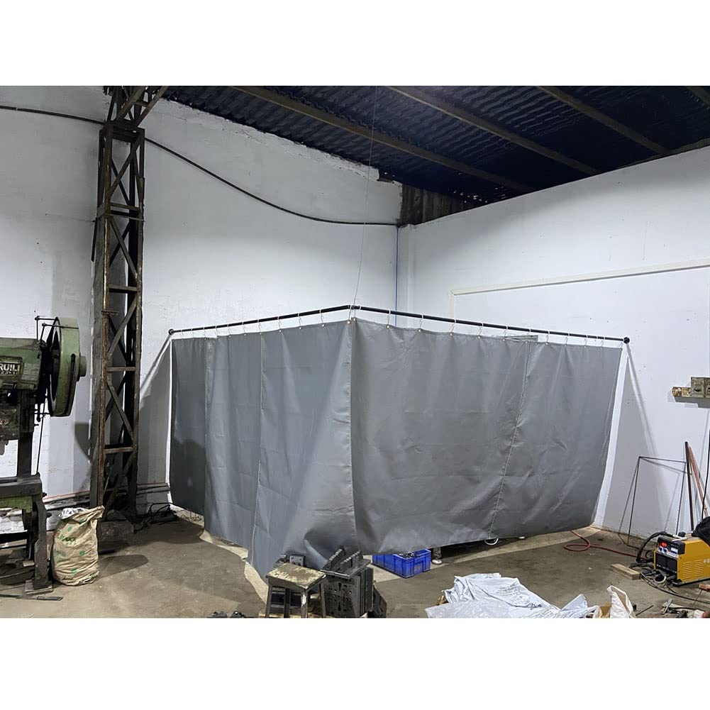 XXIOJUN Heavy-Duty Welding Screen Shower Mat - 650 G/m² Thick Fiberglass Welding Curtain for Industrial & Home Use - Protects Against Sparks, Heat, and UV Rays - Ideal for Workshops, Garages, and DIY Projects